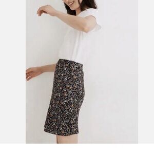 Madewell Mini/midi Slip Skirt in Folkmagic Floral Size 2